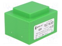 Transformer: encapsulated; 16VA; 230VAC; 12V; 12V; 666.6mA; 666.6mA