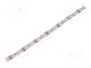 Programmable LED tape; RGB; LED/m: 30; SMD; 5050; 5V; 10mm; 140°