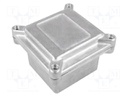 Enclosure: multipurpose; X: 96mm; Y: 96mm; Z: 67mm; aluminium; IP67