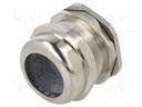 Cable gland; IP68; Mat: brass; Body plating: nickel