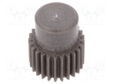 Spur gear; whell width: 16mm; Ø: 13.5mm; Number of teeth: 25; ZCL