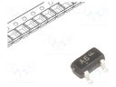 Small Signal Diode, Single, 100 V, 200 mA, 1.25 V, 6 ns, 500 mA