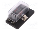 Fuse acces: fuse boxes; fuse: 19mm; 30A; screw; Body: black; UL94V-0