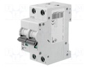 Circuit breaker; 230VAC; Inom: 50A; Poles: 1+N; DIN; Charact: B; 6kA