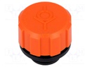 Valve breather cap; Thread: G 1/2"; Overall len: 29.5mm; 10mbar