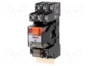 Relay: interface; 3PDT; Ucoil: 24VAC; 10A; 10A/250VAC; 10A/30VDC