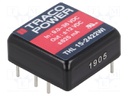 Converter: DC/DC; 15W; Uin: 9÷36V; Uout: 12VDC; Uout2: -12VDC; 1"x1"