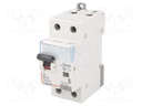 RCBO breaker; Inom: 10A; Ires: 30mA; Max surge current: 250A; 400V