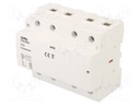 Contactor: 4-pole installation; 100A; 230VAC; NO x4; DIN; -5÷60°C