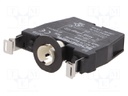 Lamp socket; 22mm; EF; -25÷75°C; Illumin: BA9S,LED; IP20