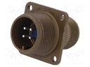 Connector: circular; Series: 97; socket,plug; male; PIN: 4; 13A