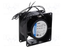 Fan: AC; axial; 80x80x38mm; 26m3/h; slide bearing