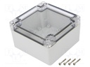 Enclosure: multipurpose; X: 105mm; Y: 105mm; Z: 60mm; ZP; ABS; IK07