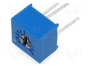 Potentiometer: mounting; single turn,horizontal; 1kΩ; 250mW; ±10%