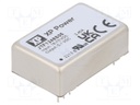 Isolated Board Mount DC/DC Converter, 4:1 Input, ITE, 1 Output, 12 W, 5.1 V, 2.4 A