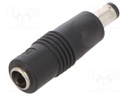 Adapter; Out: 5,5/2,1; Plug: straight; Input: 5,5/2,1