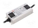 Power supply: switched-mode; LED; 75W; 53÷107VDC; 350÷1050mA; IP67