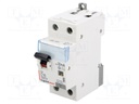 RCBO breaker; Inom: 16A; Ires: 30mA; Max surge current: 250A; 400V