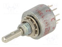 Switch: rotary; Pos: 5; 0.15A/125VAC; 0.15A/28VDC; Poles number: 1