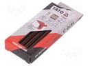 Hot melt glue; Ø: 7.2mm; brown; L: 100mm; Bonding: 20÷30s; 12pcs.