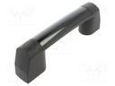 Holder; technopolymer PA; black; H: 65mm; L: 212.5mm; W: 65mm; handle