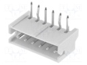 Socket; wire-board; male; ZH; 1.5mm; PIN: 6; THT; 50V; 1A; -25÷85°C