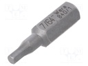 Screwdriver bit; Hex-Plus hexagon keys