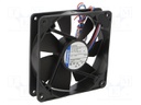 Fan: DC; axial; 119x119x25mm; 168m3/h; 43dBA; ball bearing; 2900rpm