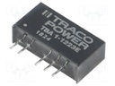 Converter: DC/DC; 1W; Uin: 10.8÷13.2V; Uout: 15VDC; Uout2: -15VDC