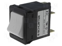 Circuit breaker; Urated: 240VAC; 60VDC; 3A; Contacts: DPST; 34x26mm