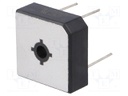 Single-phase bridge rectifier; Urmax: 100V; If: 50A; Ifsm: 500A