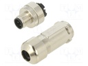 Plug; M12; PIN: 4; male; A code-DeviceNet / CANopen; for cable