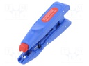 Stripping tool; 20AWG÷8AWG; 0.5÷6mm2; Wire: round; 160mm
