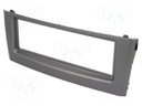 Radio mounting frame; Fiat; 1 DIN; grey