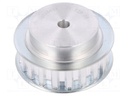 Belt pulley; T10; W: 16mm; whell width: 31mm; Ø: 61.8mm; aluminium