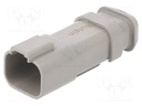Connector: wire-wire; PX0; plug; male; PIN: 4; IP68; Locking: latch