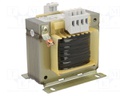 Transformer: mains; 250VA; 400VAC; 230V; Leads: terminal block