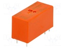 Relay: electromagnetic; SPST-NO; Ucoil: 12VDC; 16A/250VAC; 360Ω