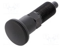 Indexing plungers; Thread: M16; Plating: black finish; Mat: steel