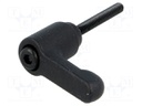 Lever; adjustable; Thread len: 32mm; Lever length: 30mm