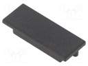 Cap for LED profiles; black; ABS; Application: VARIO30-01