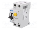 RCBO breaker; Inom: 10A; Ires: 30mA; Max surge current: 250A; 230V