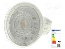 LED lamp; neutral white; GU10; 230VAC; 350lm; 4.7W; 36°; 4000K