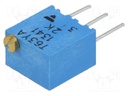 Potentiometer: mounting; multiturn; 2kΩ; 250mW; ±10%; linear; T63YA