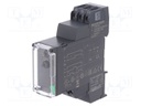 Timer; 0,05s÷300h; SPDT; 250VAC/8A; 24÷240VAC; 24÷240VDC; DIN; IP20