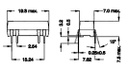 Relay: reed; SPST-NC; Ucoil: 24VDC; 1A; max.200VDC; max.200VAC; PCB