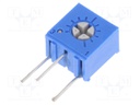 Potentiometer: mounting; single turn,vertical; 50kΩ; 500mW; ±10%