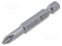 Screwdriver bit; Phillips; PH2; Overall len: 50mm; Torsion