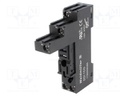 Socket; PIN: 5; 12A; 300VAC; H: 80.2mm; W: 15.8mm; Mounting: DIN