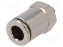 Push-in fitting; straight; M5; outside; -0.95÷20bar